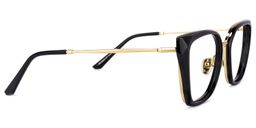 Martine Square Black Glasses3