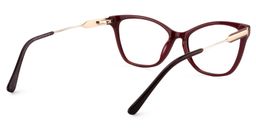 Calista Cat eye Red Tortoise Glasses5
