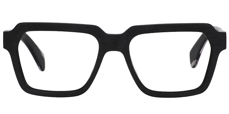 Richard Rectangle Black Glasses