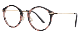 Gillian Round Pink-Floral Glasses2