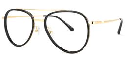 Serrano Avaitor Black Glasses1