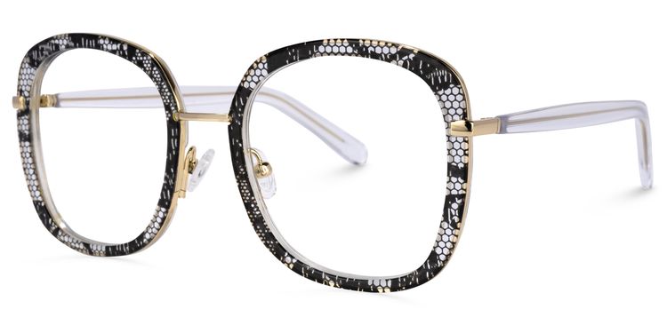 Mindset Sqaure Black Glasses