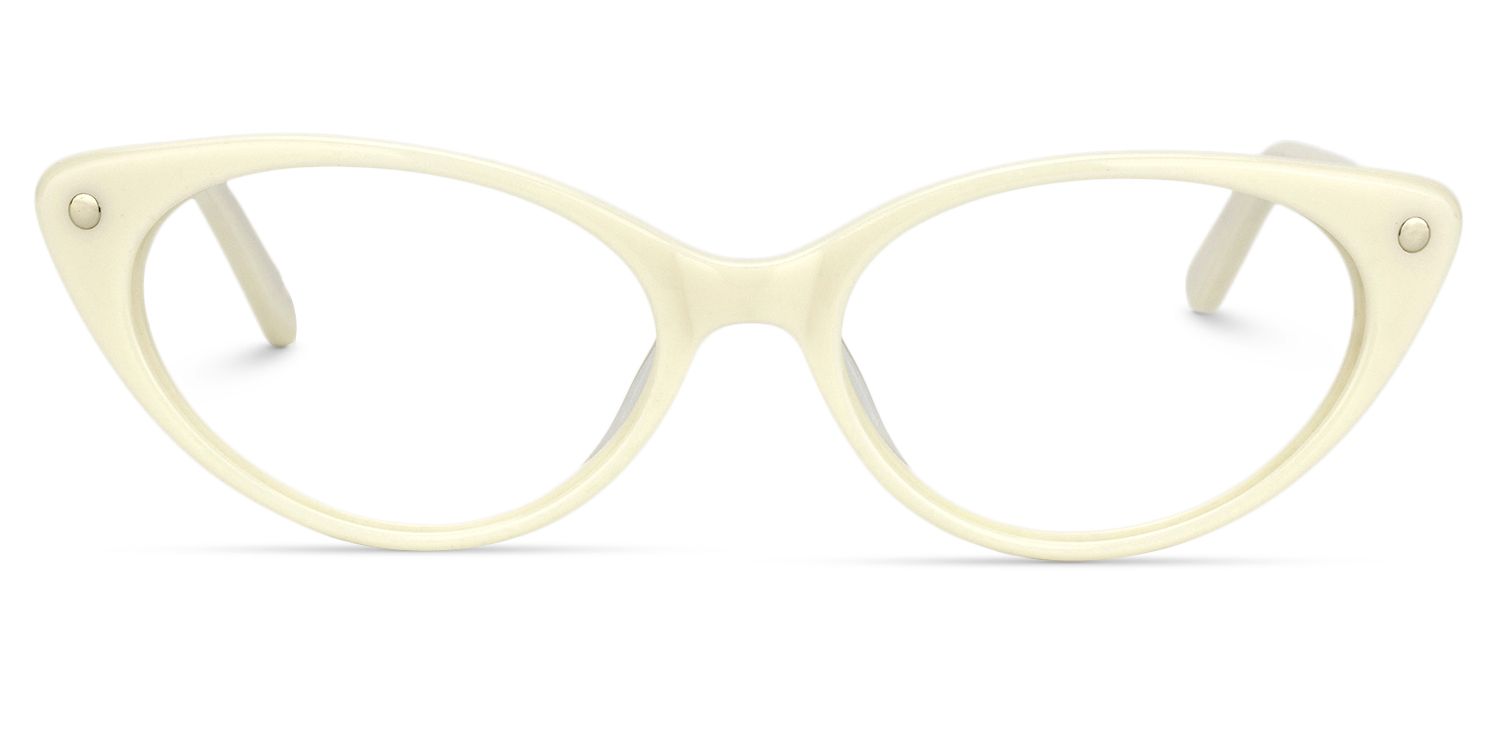 Cat eye Beige Glasses | Zeelool Glasses0