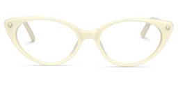 Calliope Cat eye Beige Glasses0