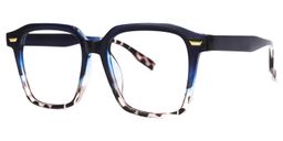 Rivera Square Dark-Blue Glasses1