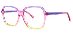 Lollipop Square Purple-Yellow Glasses1