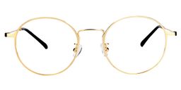 Madison Round Gold Glasses0