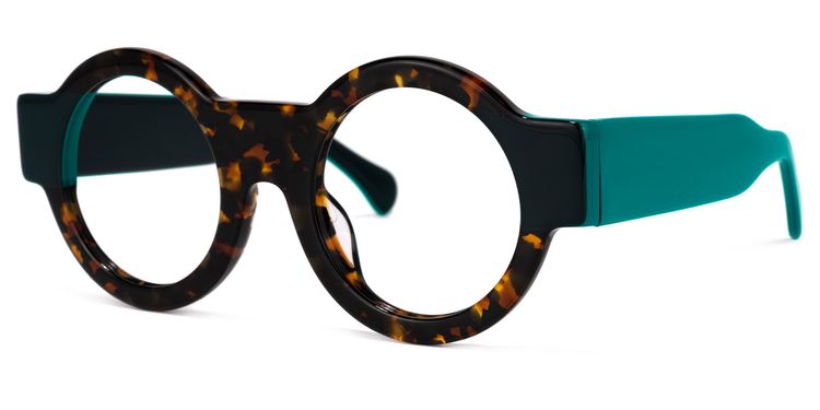 Hardnett Round Tortoise Glasses