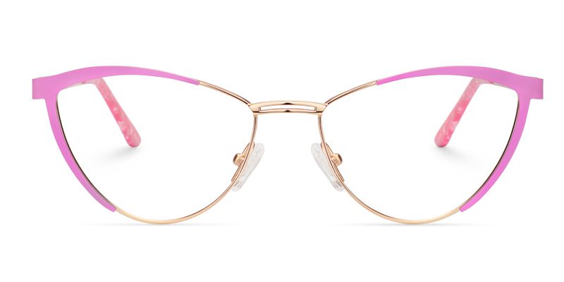 Sydney Cat Eye Pink Glasses
