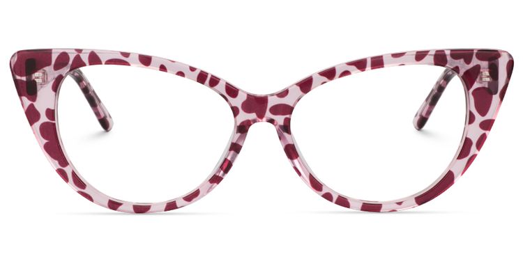 Cindy Cat Eye Berry Glasses