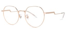 Tiffany Round Rose-Gold Glasses1