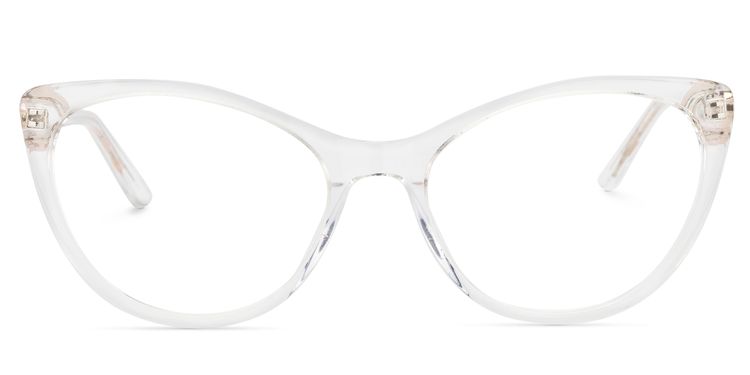 Calypso Cat Eye Clear Glasses