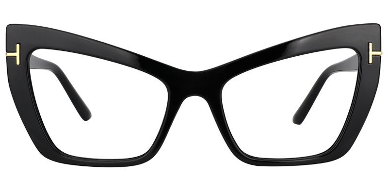 Cateye Black Glasses | Zeelool Eyeglasses Online0