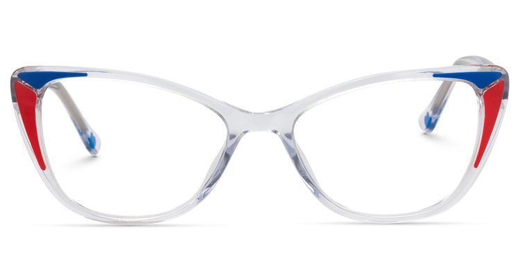 Candace Cat eye Clear Glasses