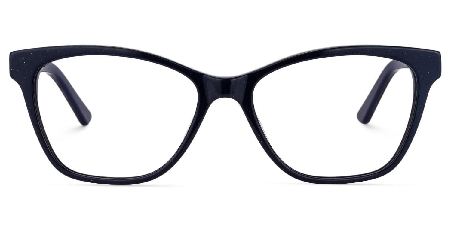 Square Dark-Blue Glasses | Zeelool Glasses0
