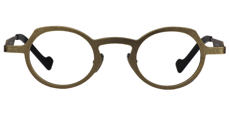 Clare Geometric Brown Glasses