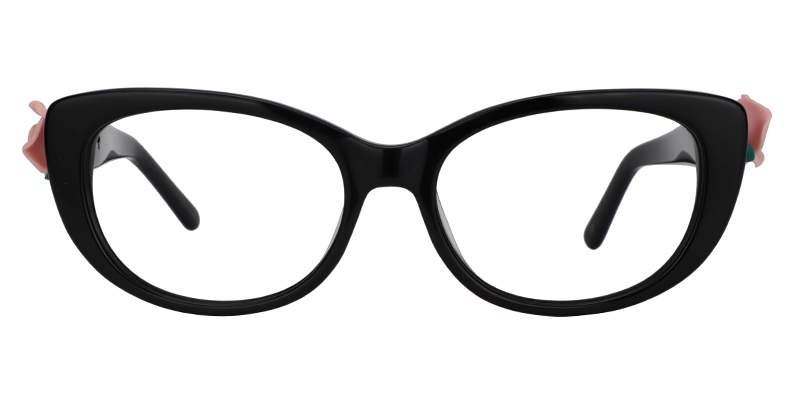 Audrey Cateye Black Glasses