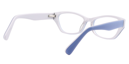 Isabella Rectangle Blue Glasses5