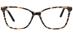 Whitney Rectangle Light Amber Glasses0