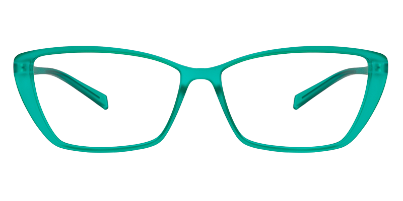 Rectangle Green Glasses0