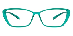 Blanche Rectangle Green Glasses0
