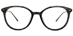 Jocelyn Round Black Glasses0