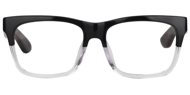 Jeffery Square Clear Eyeglasses