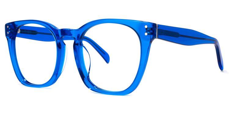 Orion Square Blue Glasses