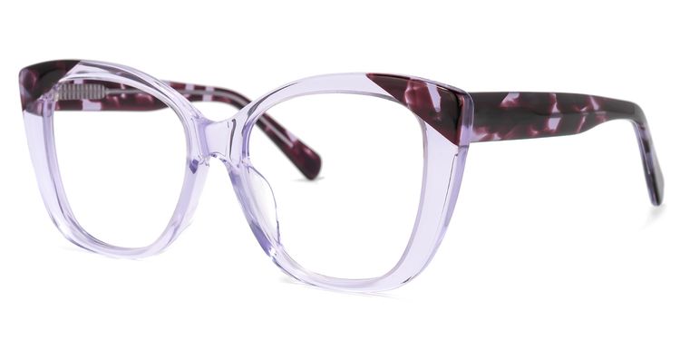 Liranzo Cateye Purple Glasses