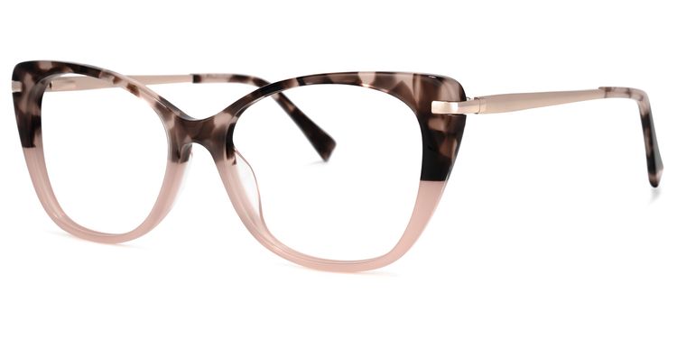 Posey Cateye Two-Tone Glasses