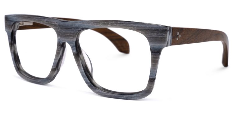 Rhonda Square Gray Glasses