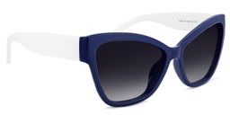 Griffin Cateye Dark-Blue Sunglasses2