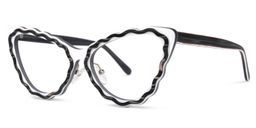 Farley Cateye White Glasses1