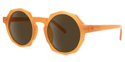 Goodwin Geometric Earthy-Yellow Sunglasses1