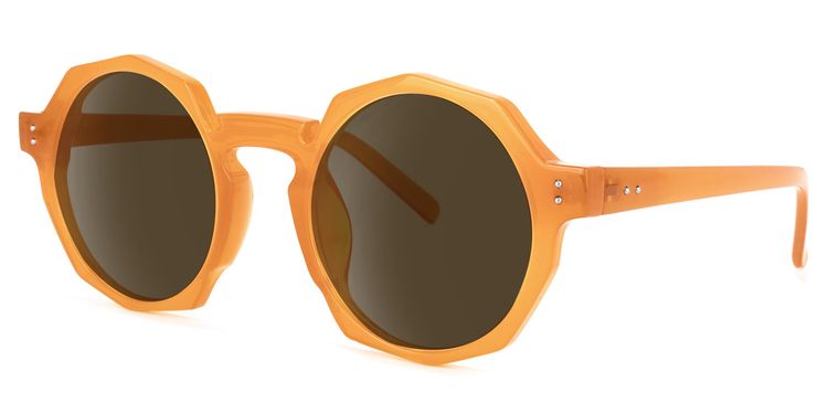 Goodwin Geometric Earthy-Yellow Sunglasses