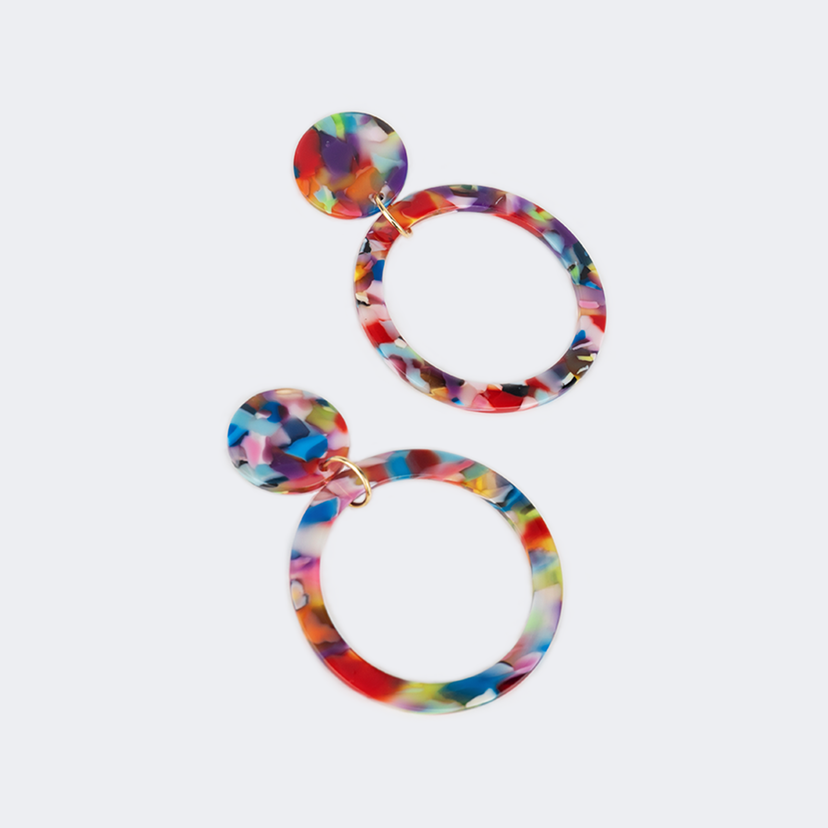 Stylish Annulus Floral Earrings