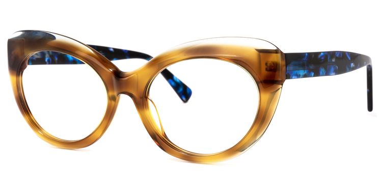 Dwarika Cateye Brown Glasses