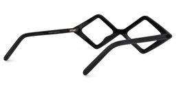 Allison  Diamond-shaped Black Glasses5