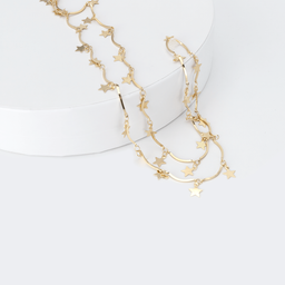 Stylish Shinny Gold Star Chain1