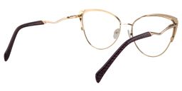 Celestine Cat Eye Purple Glasses5