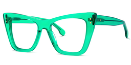 Kovacina Cateye Green Glasses1
