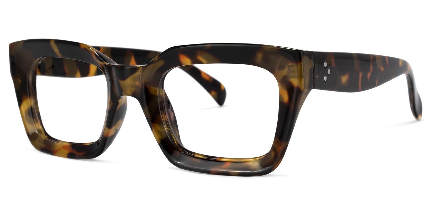 Nevaeh Square Tortoise Eyeglasses For Women and Men1