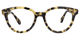 Quincy Oval Light Amber Glasses0