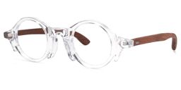 Charlie Round Clear Glasses1
