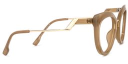 Scardecchio Cateye Brown Glasses2