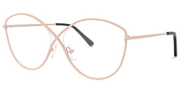 Garcia Geometric Pink Glasses
