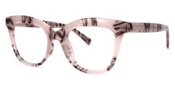 Santiago Cateye Pink-Floral Glasses1