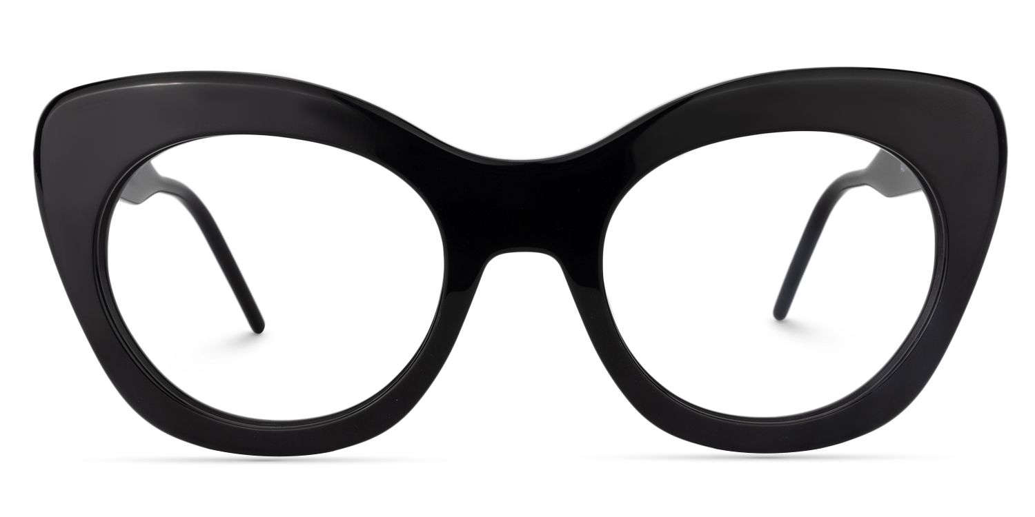 Cat-eye Black Glasses | Zeelool Glasses0