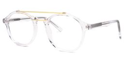 Lee Aviator Clear Glasses1