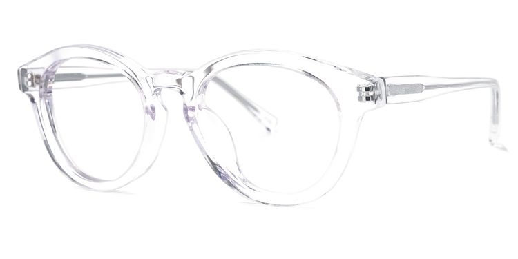 Pierce Round Clear Glasses
